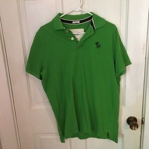 Men’s green Abercrombie polo